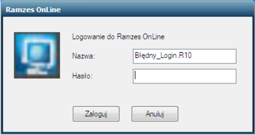 Logowanie do Ramzesa-OnLine